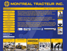 Tablet Screenshot of montrealtracteur.com